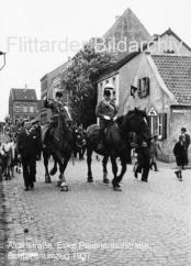 Alradstraße Ecke Paulinenhofstraße Schützenzug 1937