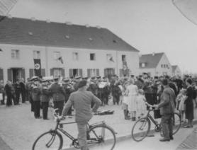 Einweihung der Siedlung, 1938